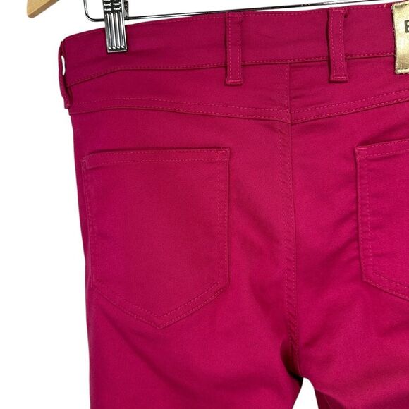 Escada Munich Gold Tag Womens Magenta Hot Pink Jeans Size 38 US 8-10 - Picture 9 of 15